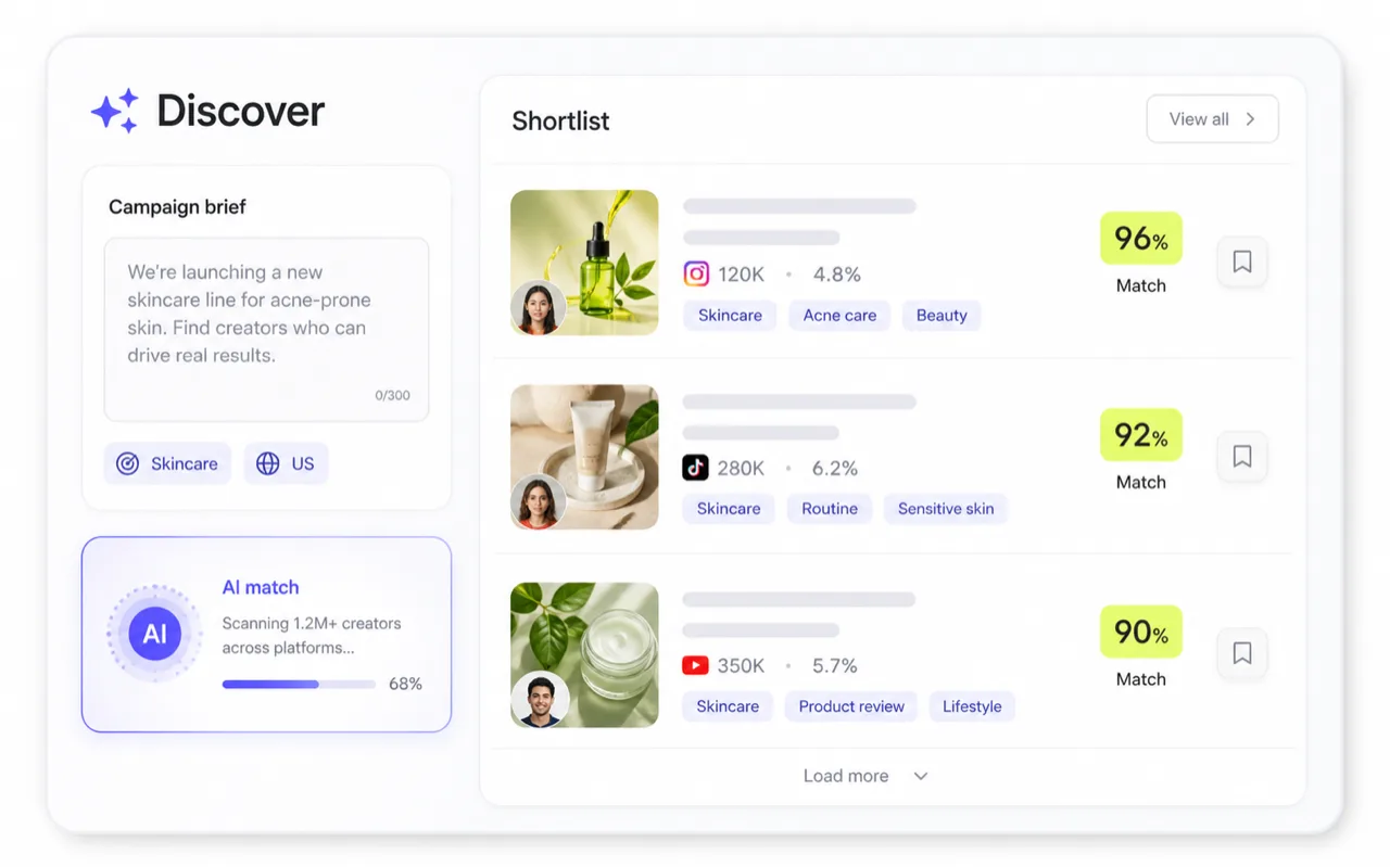Discover — product screenshot